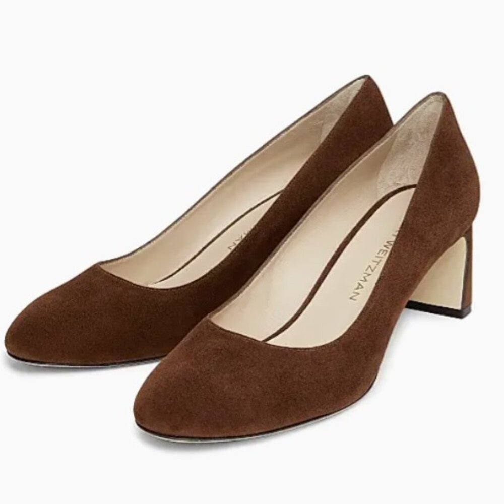 Stuart Weitzman Babette 60 mm Suede Pumps sz6